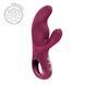 Вібратор-кролик Fun Factory MISS BI Wine Red, 2 незалежні мотори, діаметр 4,2 см &mdash; фото 2 з 10