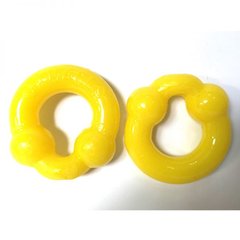 Силиконовые эрекционные колеца желтые OXBALLS IXI51268 фото