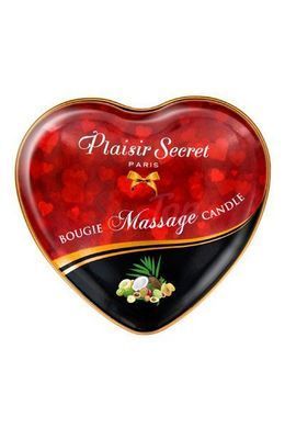 Массажная свеча-сердечко Plaisirs Secrets Exotic Fruits (35 мл) &mdash;  фото товара 2