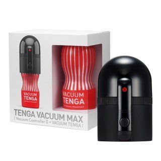 Вакуумна насадка Tenga VACUUM MAX + мастурбатор Tenga Vacuum Cup, 5 режимів роботи - фото товару 1