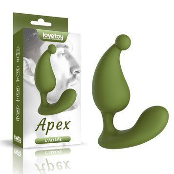 Вибромассажер простаты для мужчин зеленого цвета Lovetoy LAllure Apex Rechargeable Vibrator, Зелёный - 1