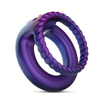 Ерекційне віброкільце Hueman - Jupiter Vibrating Cock and Ball Ring,  - 1
