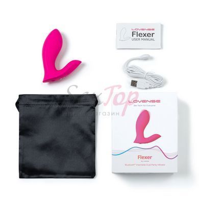 Смарт-вібратор у трусики Lovense Flexer, манливий рух + вібрація, стимуляція клітора та точки G - фото товару 5