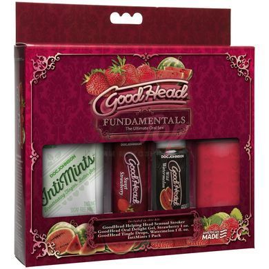 Набір для мінету Doc Johnson GoodHead Fundamentals Kit - фото товару 2