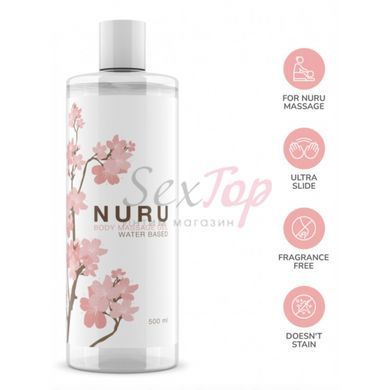 Массажный гель на водной основе Nuru Gel, 500мл &mdash;  фото товара 3