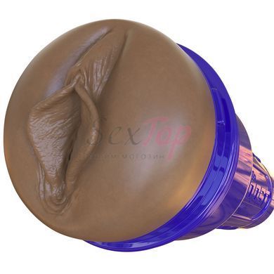 Мастурбатор-вагіна Fleshlight Boost Bang Medium Dark Flesh, плаваючі кільця Turbo Tech - фото товару 3