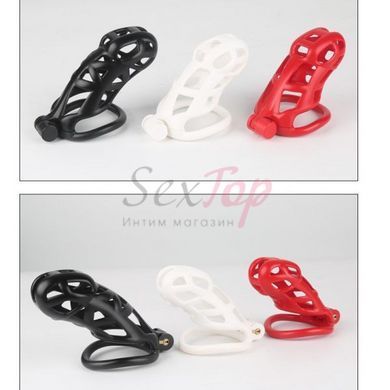 Пояс вірності і цнотливості для чоловіків чорний bdsm4u 2.0 Cobra - фото товару 2