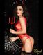 Еротичний костюм дияволки Вогняна Саманта розмір XS-S SO3906 фото 4