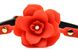 Кляп Master Series Blossom Silicone Rose Gag - Red SO8801 фото 3