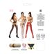 Эротические колготки-бодистокинг Passion S013 white, имитация высоких ажурных чулок и пояса PSS013W фото 5
