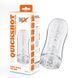 Мастурбатор для мужчин с вакуумным эффектом прозрачного цвета Chisa MX Quickshot Portable Cup Peak &mdash; фото 1 из 2