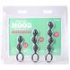 Набір анальних іграшок Doc Johnson Mood Naughty Contour Beads Trainer Set &mdash; фото 5 з 6