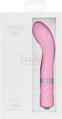Роскошный вибратор Pillow Talk - Sassy Pink с кристаллом Сваровски для точки G, подарочная упаковка &mdash;  фото товара 9