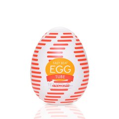 Мастурбатор-яйцо Tenga Egg Tube, рельеф с продольными линиями SO5497 фото