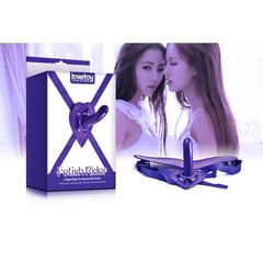 Фіолетовий страпон для жінок Lovetoy IXI40494 фото