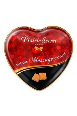 Массажная свеча-сердечко Plaisirs Secrets Caramel (35 мл) &mdash;  фото товара 2