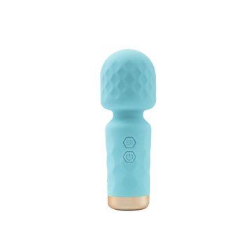 Вибромассажер M&rsquo;Lady Mini Vibrating Wand Teal,  - 1