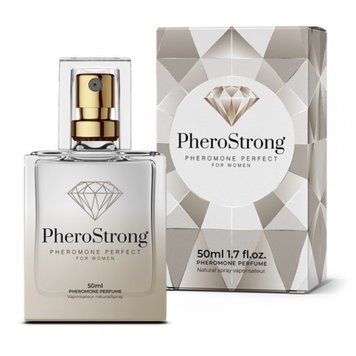 Духи с феромонами аромат розы с нотами пиона и личи PheroStrong pheromone Perfect for Women 50мл &mdash;  фото товара 1