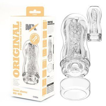 Мастурбатор для мужчин прозрачного цвета Chisa MX Original Portable Wild Cup, Прозрачный - 1