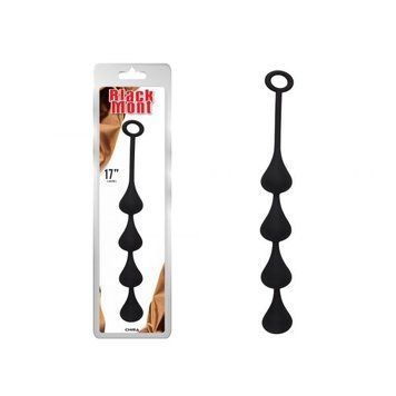 Анальні кульки чорного кольору Chisa Anal Penetrator Medium - фото товару 1