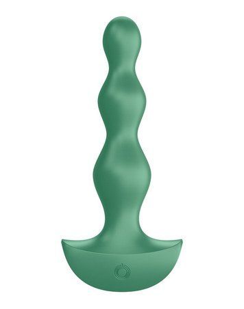 Анальный стимулятор-бусины с двумя моторами Satisfyer Lolli-Plug 2 Green &mdash;  фото товара 1