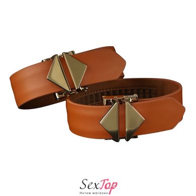 Набор из 8 ремней для связывания LOCKINK 8-Bondage-Straps Restraint Set - Brown - SX0834