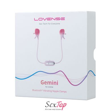 Смарт-вибратор для груди Lovense Gemini, регулировка сжатия соска, можно носить SO7487 фото