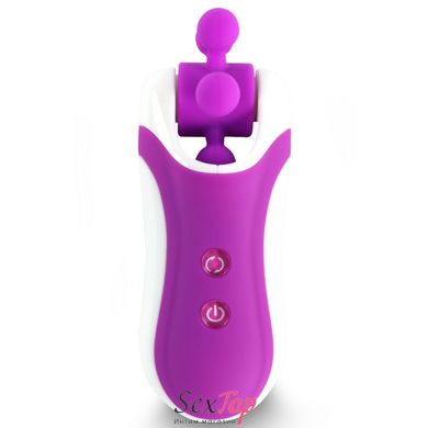 Стимулятор з імітацією оральних пестощів FeelzToys - Clitella Oral Clitoral Stimulator Purple SO5066 фото
