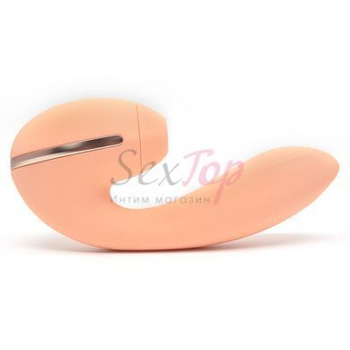 Вакуумный вибратор KISTOY Tina Mini Orange, вагинально-клиторальный, Оранжевый - 2