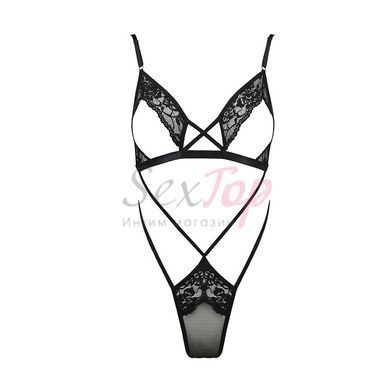 Боди монокини с открытой грудью DIABOLINA BODY black XXL/XXXL - Passion &mdash;  фото товара 3