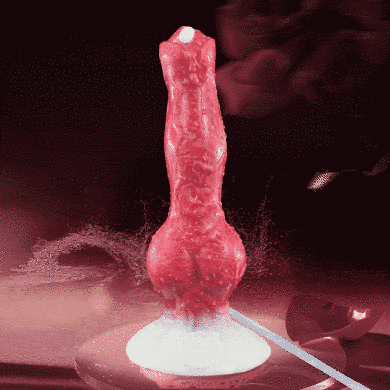 Кінчаючий фалоімітатор собака Luna Squirting Dog Dildo Knot S - фото товару 6