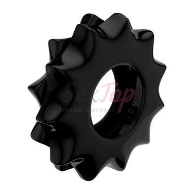 Эрекционное кольцо для пениса Lovetoy Power Plus черное, Черный - 6
