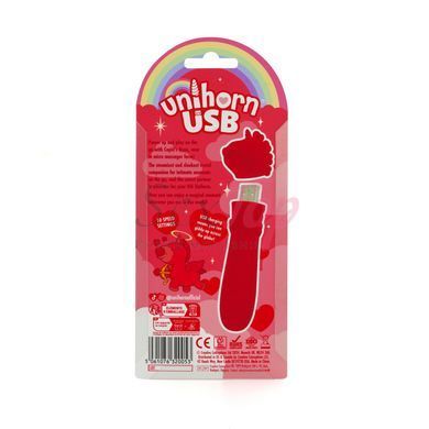 Вібратор-єдиноріжка Unihorn USB Bullet - Cupid's Beau, віброкуля, USB-зарядка - фото товару 5