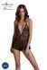 Боди Passion LEAFA BODY black S/M - ECO Passion,  фото 1
