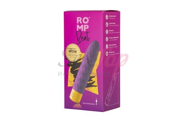 Мини-вибратор Romp Beat, 4 вибро-паттерна, 6 уровней интенсивности &mdash;  фото товара 6