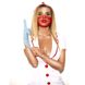 Эротический костюм медсестры «Исполнительная Луиза» L, халатик, шапочка, перчатки, маска SO2851 фото 3
