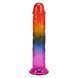 Дилдо Doc Johnson Crystal Jellies - 7.5 Inch Dong - Rainbow &mdash; фото 1 из 6