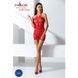 Бодистокинг Passion BS063 red, платье-сетка халтер &mdash; фото 2 из 5