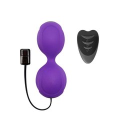 Вагінальні кульки з вібрацією Adrien Lastic Kegel Vibe Purple Фиолетовый 1