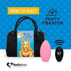 Вібратор в трусики FeelzToys Panty Vibrator Pink  1