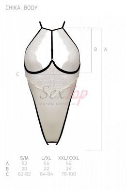 Боди CHIKA BODY cream XXL/XXXL - Passion &mdash;  фото товара 5