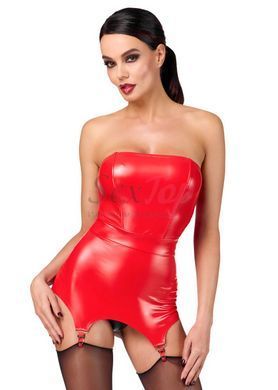 Корсет с подвязками для чулок Noir Handmade F368 Bombshell Fierce Corset-belt Red M &mdash;  фото товара 3