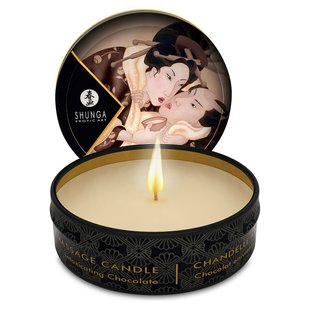 Массажная свеча Shunga Mini Massage Candle - Intoxicating Chocolate (30 мл) с афродизиаками - SO2520