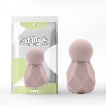 Кліторальний вібратор у вигляді грибочка 3D Design Polyhedron Light рожевого кольору, Рожевий - 1