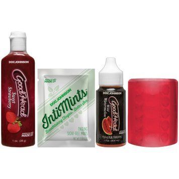 Набор для минета Doc Johnson GoodHead Fundamentals Kit, zip-пакет &mdash;  фото товара 1