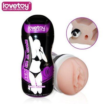 Мастурбатор Вагіна рельєфний з кібершкіри Lovetoy, Телесный - 1