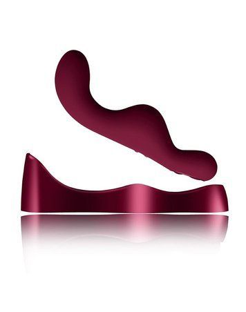 Универсальный sit-on-top вибратор Rocks Off Ruby Glow Blush, пульт ДУ &mdash;  фото товара 1