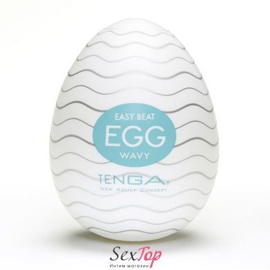 Мастурбатор яйце Tenga Egg Wavy (Хвилястий) E21515 фото