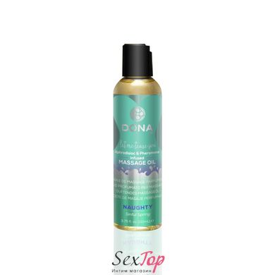 Массажное масло DONA Massage Oil NAUGHTY - SINFUL SPRING (110 мл) с феромонами и афродизиаками SO1691 фото