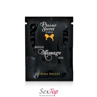 Пробник массажного масла Plaisirs Secrets Creme Brulee (3 мл) SO1211 фото